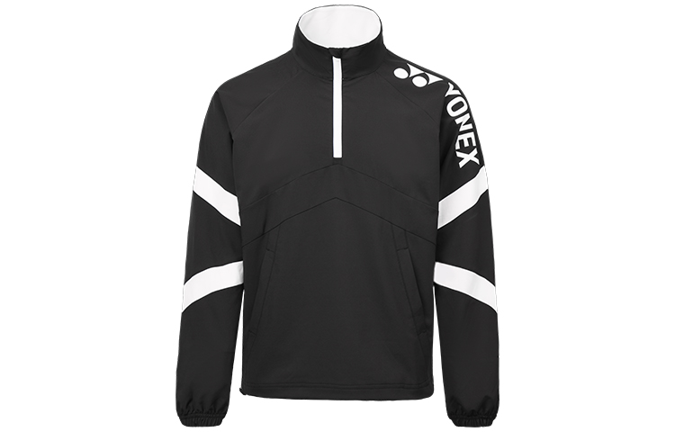 Yonex Black Long-Sleeve Breathable Warm-Up Badminton Training Jacket 150022BCR-007