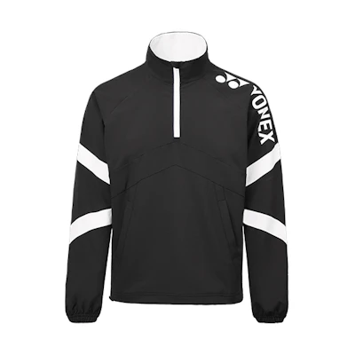 Yonex Black Long-Sleeve Breathable Warm-Up Badminton Training Jacket 150022BCR-007