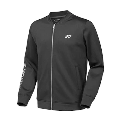 Yonex Black Zipper Hoodie with Letter Print Design CS1084