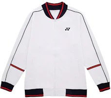 Yonex Breathable Sweat-Wicking Striped Baseball Jacket 150113BCR Yonex Breathable Sweat-Wicking Striped Baseball Jacket 150113BCR