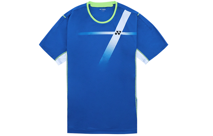 Yonex Colorblock Logo Quick-Dry Breathable Badminton Training T-Shirt Blue 110149BCR-002