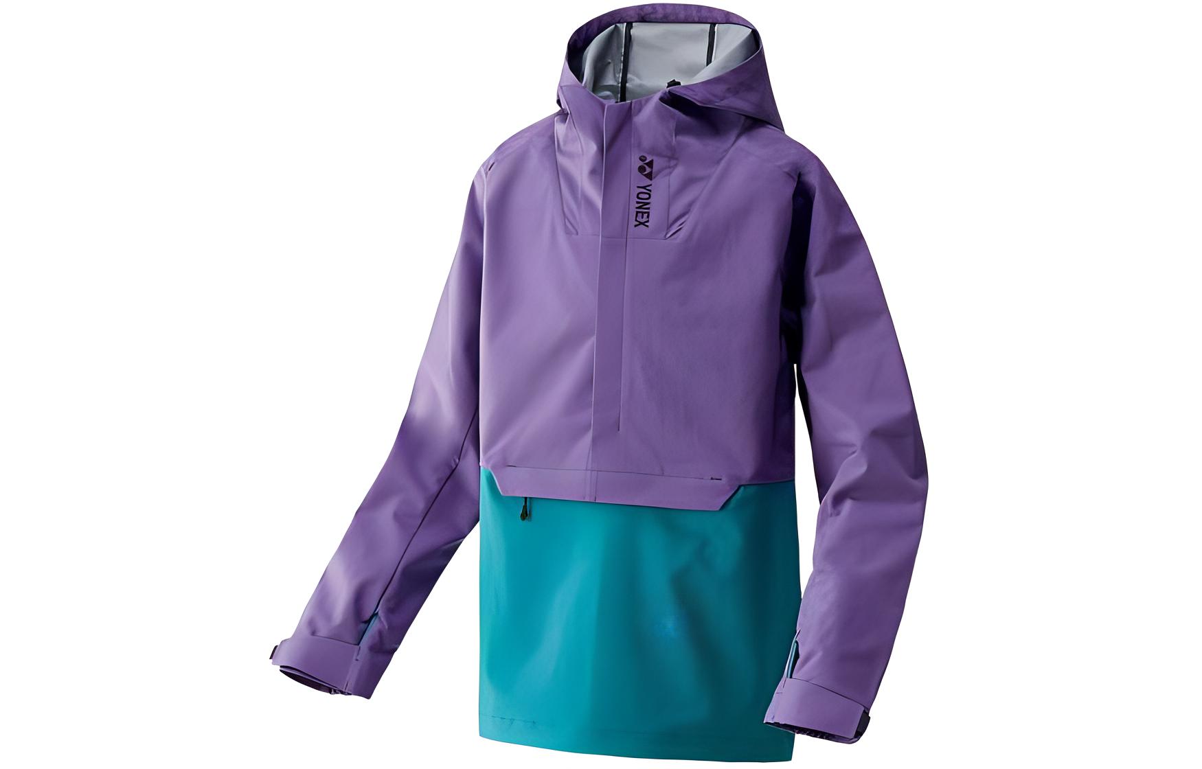 Yonex Colorblock Zip Hoodie Jacket Long Sleeve Purple 90065-044