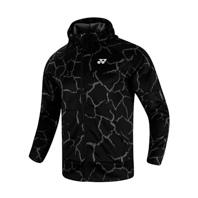 Yonex Full-Print Hoodie Zip Casual Jacket Men’s Long-Sleeve Coat 150162BCR