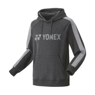 Yonex Hoodie Pullover with Logo Print - Dark Gray 30078-036