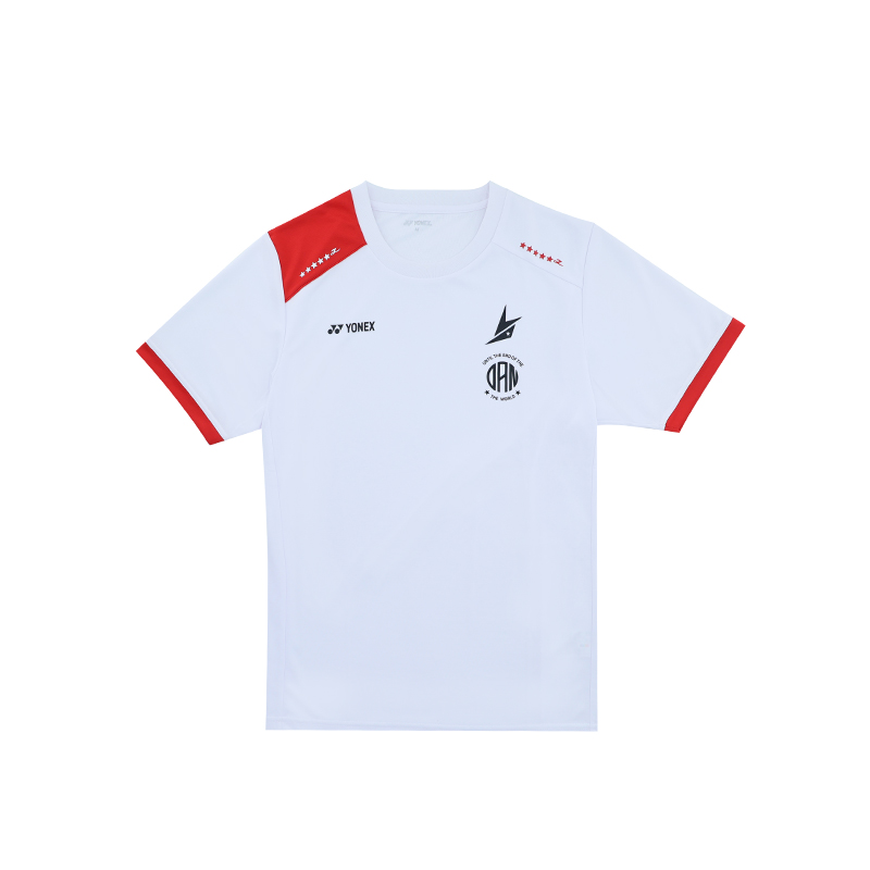 Yonex Lin Dan Series Quick-Dry Tennis T-Shirt - White. 10089LDCR