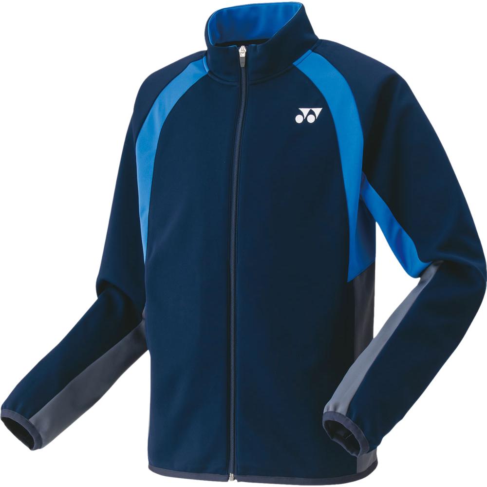 Yonex Logo Print Knit Stand Collar Jacket Unisex Navy Blue 50139-019