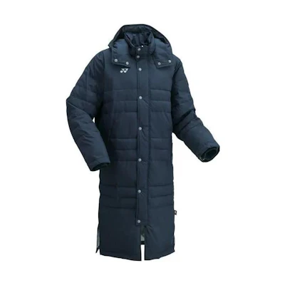 Yonex Navy Blue Solid Color Zip-Up Hooded Long Jacket FW9002-019