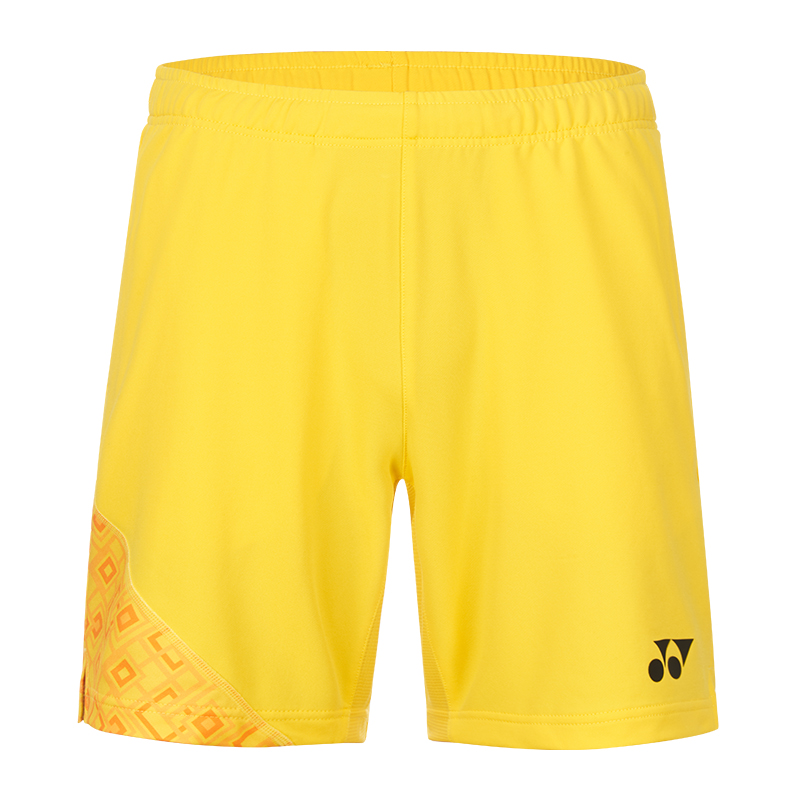 Yonex Paris National Team Yellow Elastic Sports Shorts Men. 15220CR