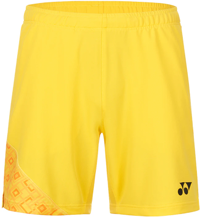yonex-paris-national-team-yellow-elastic-sports-shorts-men-15220-cr