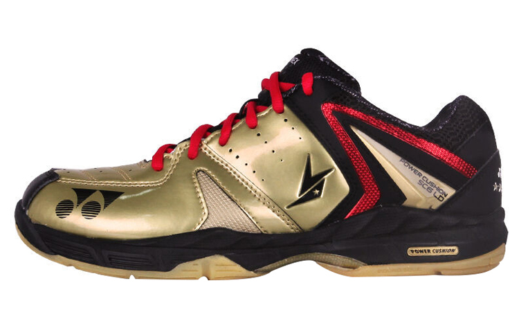 YONEX Power Cushion Gold Badminton Shoes with Reflective, Anti-Slip, Shock-Absorbent. SHBSC6LDCR Gold Color