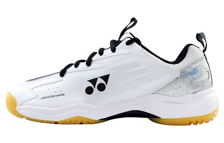 YONEX Power Cushion Lightweight Badminton Shoes - White/Black SHB460CR White Black