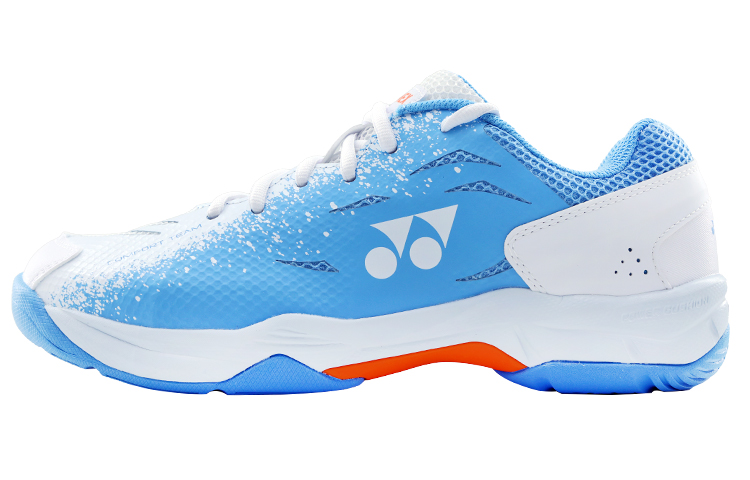 YONEX Power Cushion Lightweight Badminton Shoes White/Blue Durable Low Cut SHBCFTCR Daytime Blue