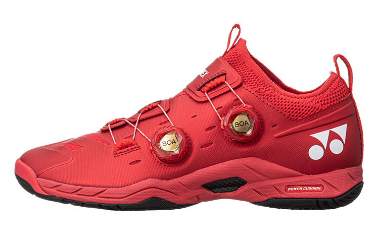 YONEX Power Cushion Low-Cut Badminton Shoes - Metallic Red, Lightweight & Durable SHBIF2EX Metallic Red