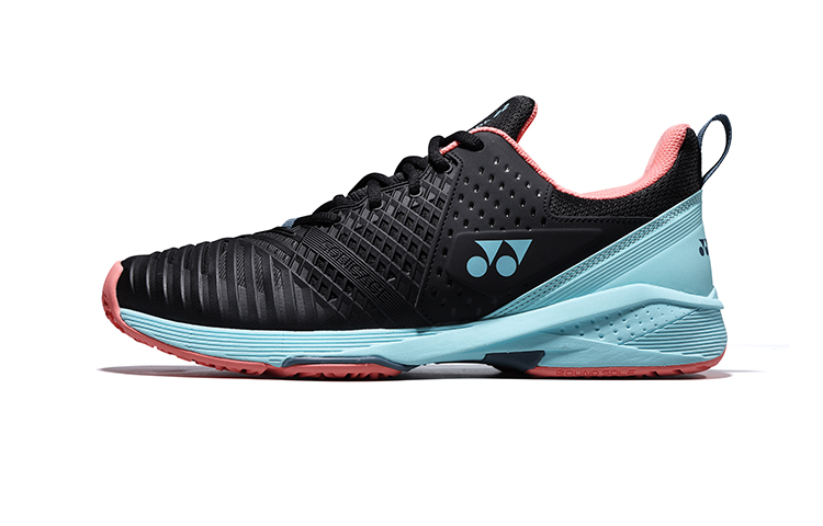 YONEX Power Cushion SONICAGE3 Breathable Tennis Shoes Black/Blue SHTS3MGCEX-572