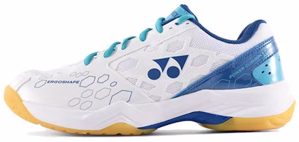 YONEX Power Cushion White Blue Badminton Shoes Anti-Slip Low Top SHB101CR White Blue YONEX Power Cushion White Blue Badminton Shoes Anti-Slip Low Top SHB101CR White Blue