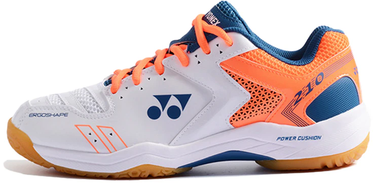 yonex-power-cushion-white-orange-lightweight-breathable-badminton-shoes-shb-210-cr-white-and-orange
