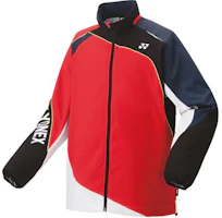 Yonex Red Colorblock Zip-Up Long-Sleeve Jacket 70087-496 Yonex Red Colorblock Zip-Up Long-Sleeve Jacket 70087-496