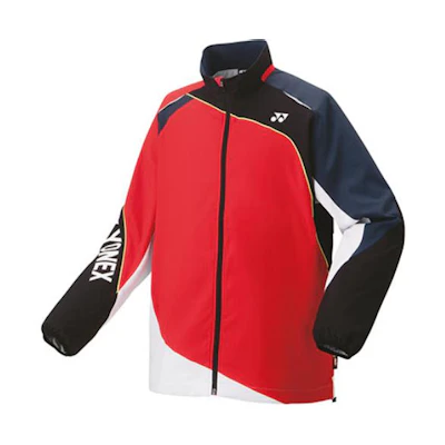 Yonex Red Colorblock Zip-Up Long-Sleeve Jacket 70087-496