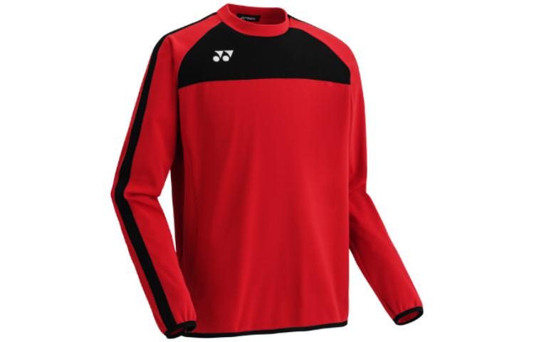 Yonex Red Crew Neck Long Sleeve Casual Sweatshirt FW5006J-001