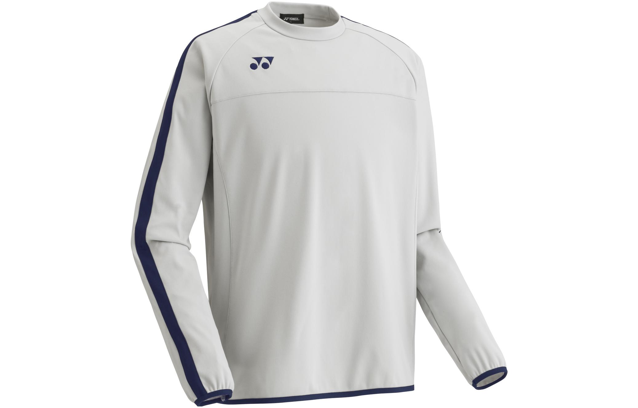 Yonex Silver Pullover Crew Neck Long Sleeve Sweatshirt FW5006-017