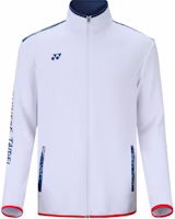 Yonex SS24 Paris Olympics Team China Logo Zip Jacket White Unisex Long Sleeve YOOT3024TR Yonex SS24 Paris Olympics Team China Logo Zip Jacket White Unisex Long Sleeve YOOT3024TR