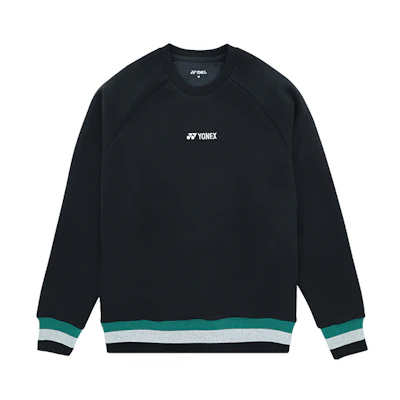 Yonex Striped Fleece Pullover Sweatshirt - Warm Long-Sleeve Activewear 130032BCR
