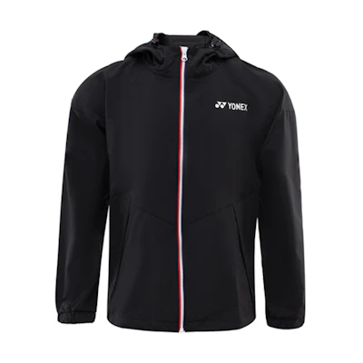 Yonex Training Series Black Logo Print Hooded Sports Jacket 150051BCR-007
