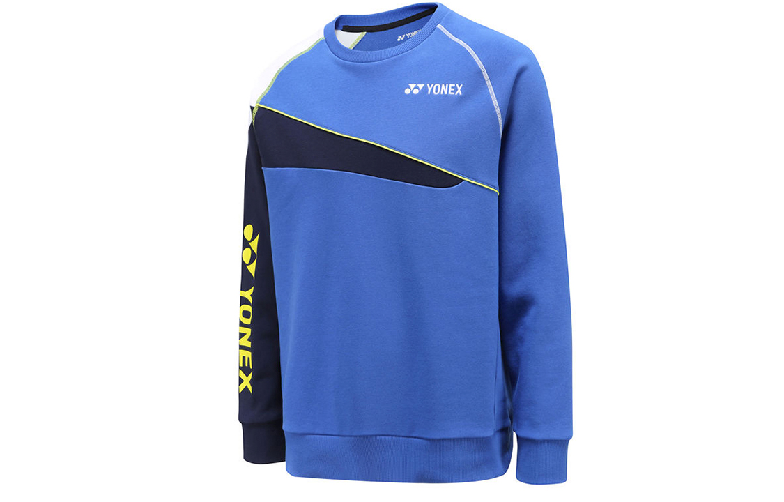 Yonex Training Series Casual Long-Sleeve Crewneck Sweatshirt Blue 130041BCR-112