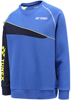 Yonex Training Series Casual Long-Sleeve Crewneck Sweatshirt Blue 130041BCR-112 Yonex Training Series Casual Long-Sleeve Crewneck Sweatshirt Blue 130041BCR-112
