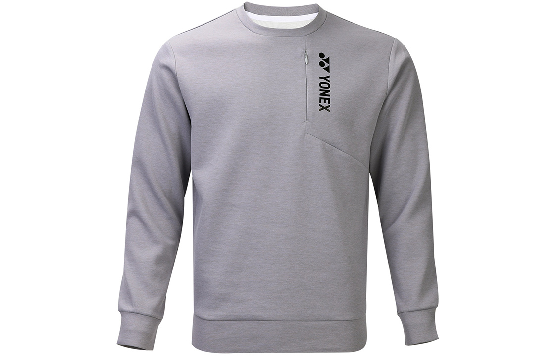 Yonex Training Series Crew Neck Sweatshirt Light Gray Long Sleeve Casual 130011BCR-606