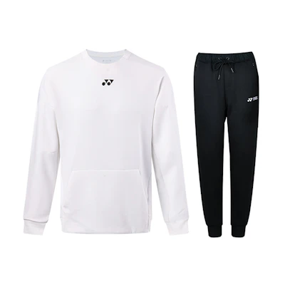 Yonex Training Series Fleece Pullover Sweatshirt & Jogger Pants Set 130051BCR-011+160171BCR-007