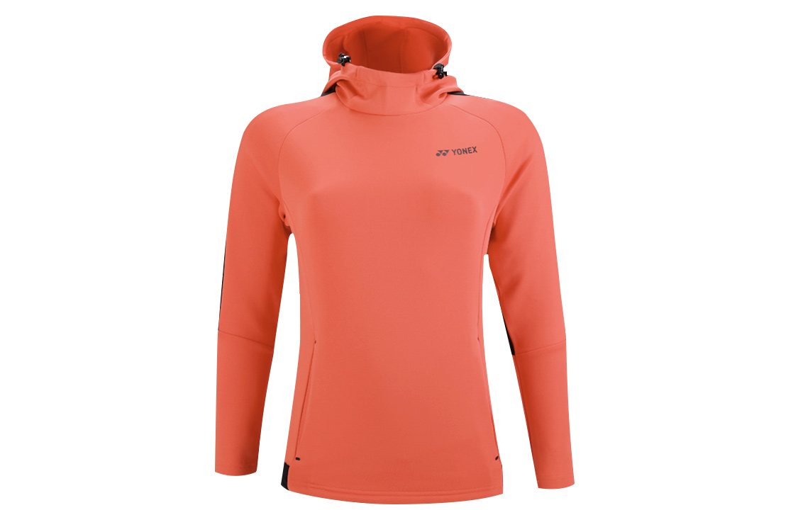 Yonex Training Series Lightweight Orange Hoodie 150259BCR-380