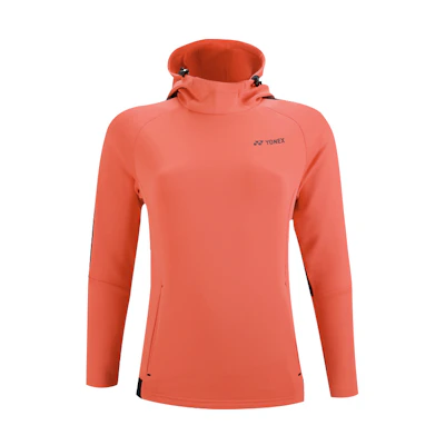 Yonex Training Series Lightweight Orange Hoodie 150259BCR-380