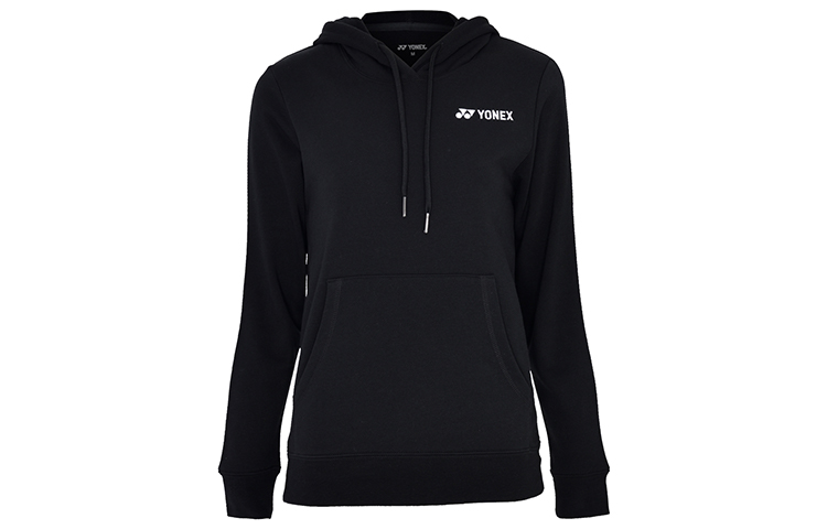Yonex Training Series Logo Hoodie Black Unisex Sports Pullover 250379BCR-007