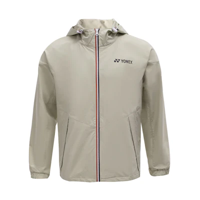 Yonex Training Series Logo Hoodie Jacket Gray Beige 150051BCR-452