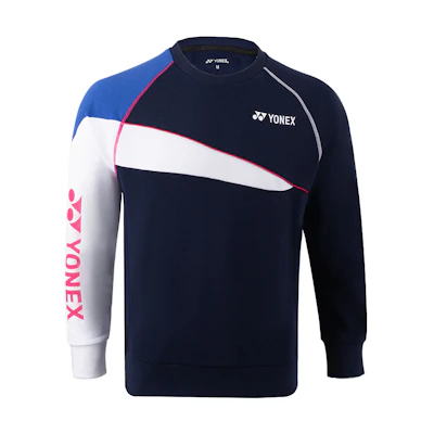 Yonex Training Series Navy Blue Long-Sleeve Crewneck Sweatshirt 130041BCR-019