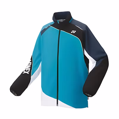 Yonex Unisex Blue Printed High-Neck Long-Sleeve Jacket 70087-422
