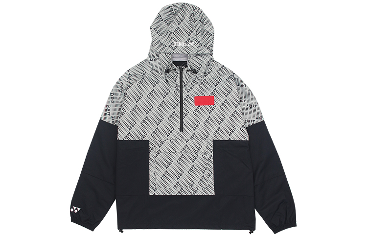 Yonex Unisex Casual Sports Half-Zip Hoodie Jacket - Black 30034LDCR-007