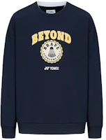 Yonex Unisex Crewneck Letter Print Long-Sleeve Pullover Sweatshirt YOBC3146CR Yonex Unisex Crewneck Letter Print Long-Sleeve Pullover Sweatshirt YOBC3146CR