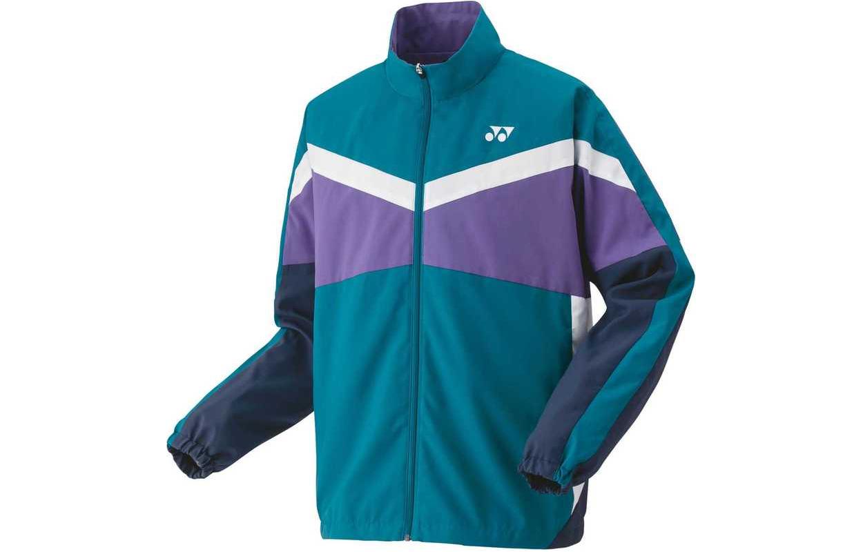 Yonex Unisex Logo Print High-Neck Zip Jacket - Teal 50143-817