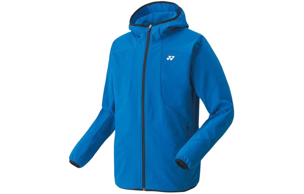 Yonex Unisex Solid Color Zip Hoodie Jacket - Blue 50142-489