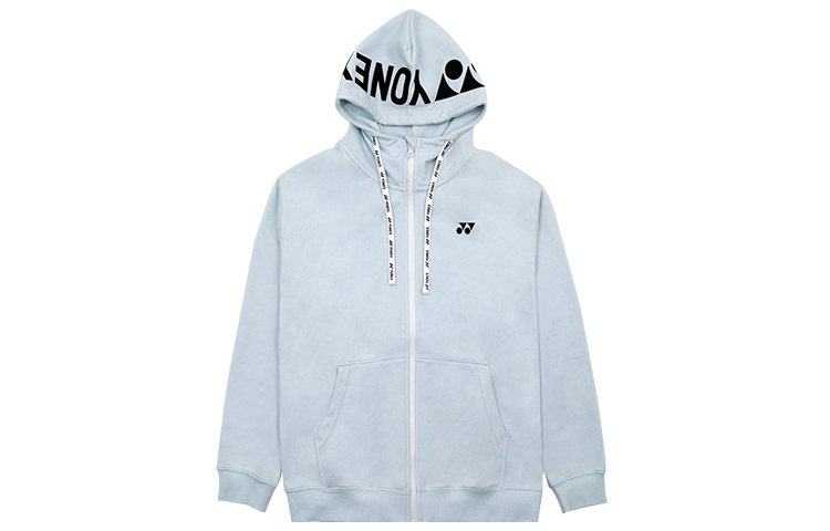 Yonex Volcano Gray Hoodie Jacket with Large Logo for Badminton & Casual Wear 150032BCR-313