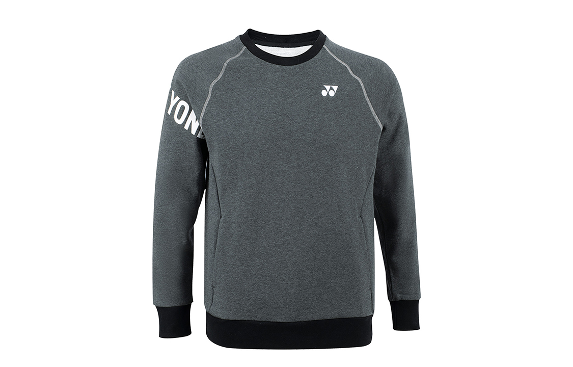 Yonex Winter Fleece Pullover Sweatshirt - Carbon Gray 130061BCR