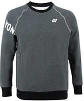 Yonex Winter Fleece Pullover Sweatshirt - Carbon Gray 130061BCR Yonex Winter Fleece Pullover Sweatshirt - Carbon Gray 130061BCR