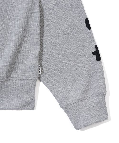 Sizing Yoohee [3COLORS] Graphic Waffle Zip-Up Hoodie YHHZGA002
