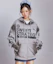 Lookbook YOOHEE Lucky Sweet Graphic Zip-Up Hoodie - Melange Grey YHHZGA005MG