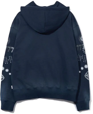 YOOHEE Lucky Sweet Graphic Zip-Up Hoodie - Navy YHHZGA005NA Shop YOOHEE Lucky Sweet Graphic Zip-Up Hoodie - Navy YHHZGA005NA