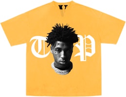 YoungBoy NBA x Vlone Peace Hardly Tee Yellow YoungBoy NBA x Vlone Peace Hardly Tee Yellow