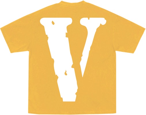 YoungBoy NBA x Vlone Peace Hardly Tee Yellow Order YoungBoy NBA x Vlone Peace Hardly Tee Yellow