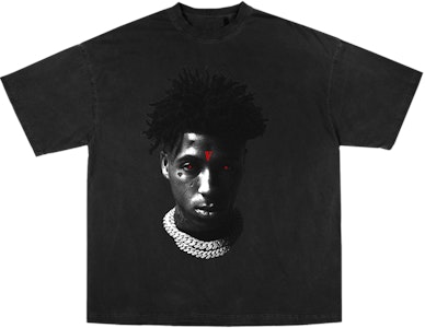 YoungBoy NBA 與 Vlone 聯名骷髏死神之子黑色 T 恤 Buy YoungBoy NBA 與 Vlone 聯名骷髏死神之子黑色 T 恤
